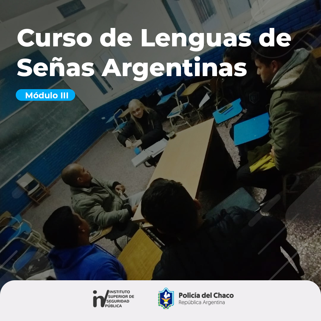 Curso Lenguas De Señas Argentinas Módulo Iii Issp Chaco 0731